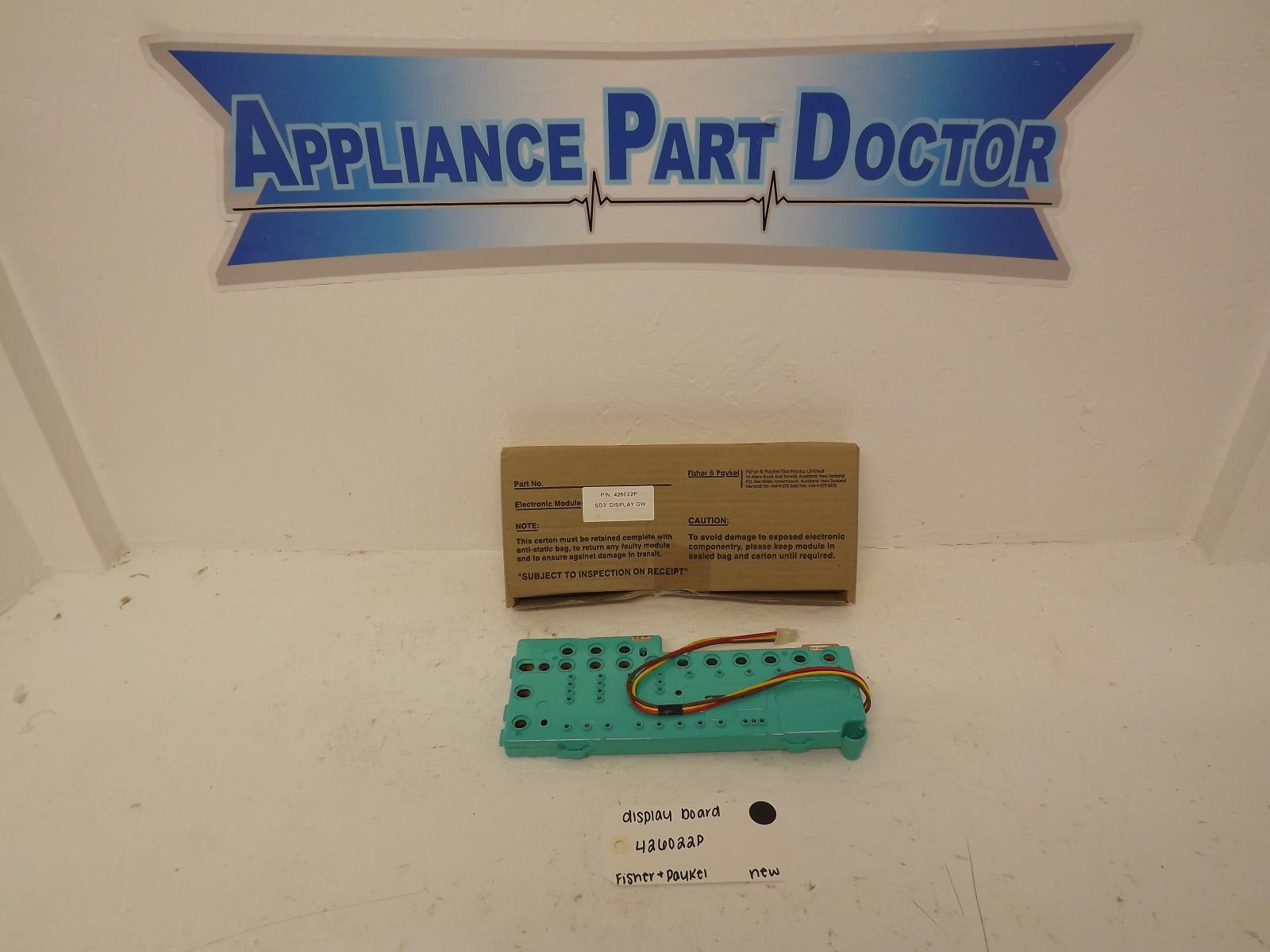Fisher & Paykel Washer 426022P Display Board New Fisher & Paykel Washer 426022P Display Board New